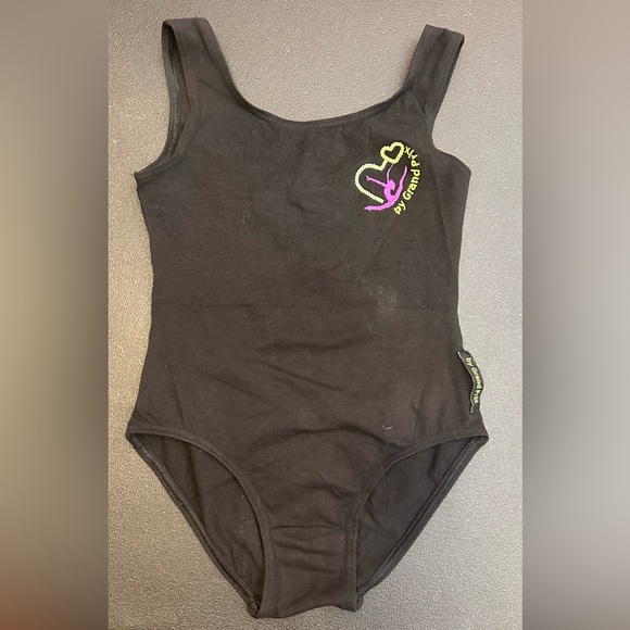 GK Black Bodysuit with Neon Accents - Picture 1 of 3